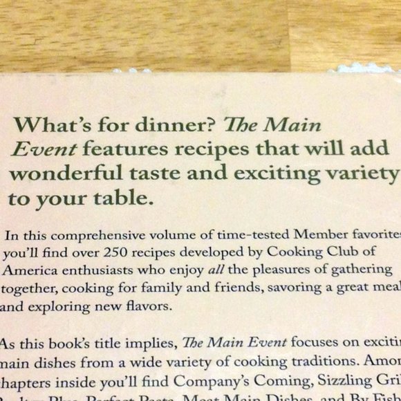 Cooking Club of America Main Dish Cookbook 2010 Recipes - Picture 3 of 10